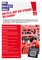 Flyer mit Busrouten