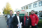 v.l.r. Marcus Köhler(Wahlvorstand), Bartosz Powietrzynski (DMG), Dietmar Hoff , Andreas Ziegler